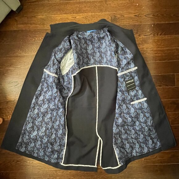 NEW(no tag) Sondergaard Copenhagen Men's Navy Coat/Jacket-Sz.40-MED - Picture 5 of 12